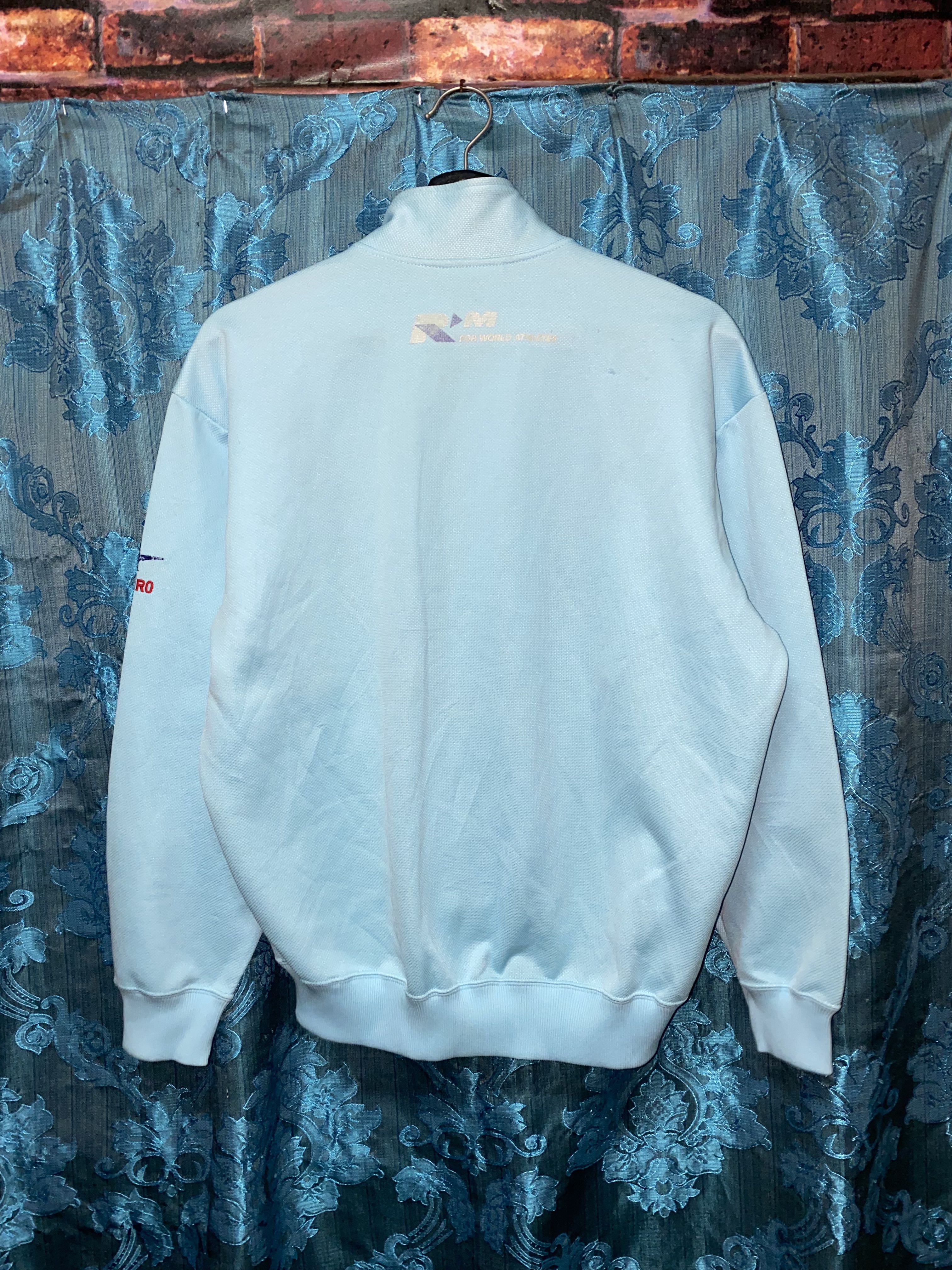 トップス Euro asics Track Jacket Vintage Vintage ASICS Track Jacket Authentic Long Sleeve Small Logo