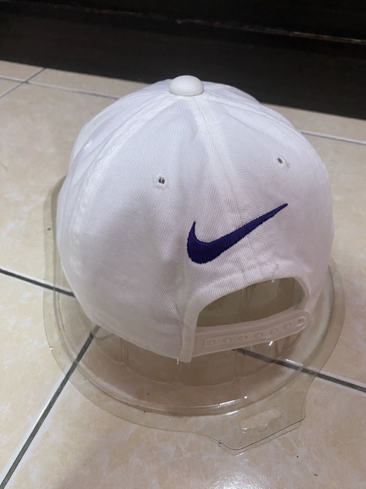 Vintage 90s Nike Air Swoosh Embroidery Logo Hat - 5