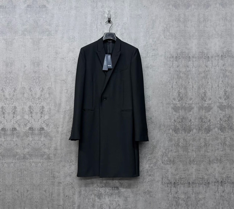 Dior Heavyweight Wool Long Jacket - 1