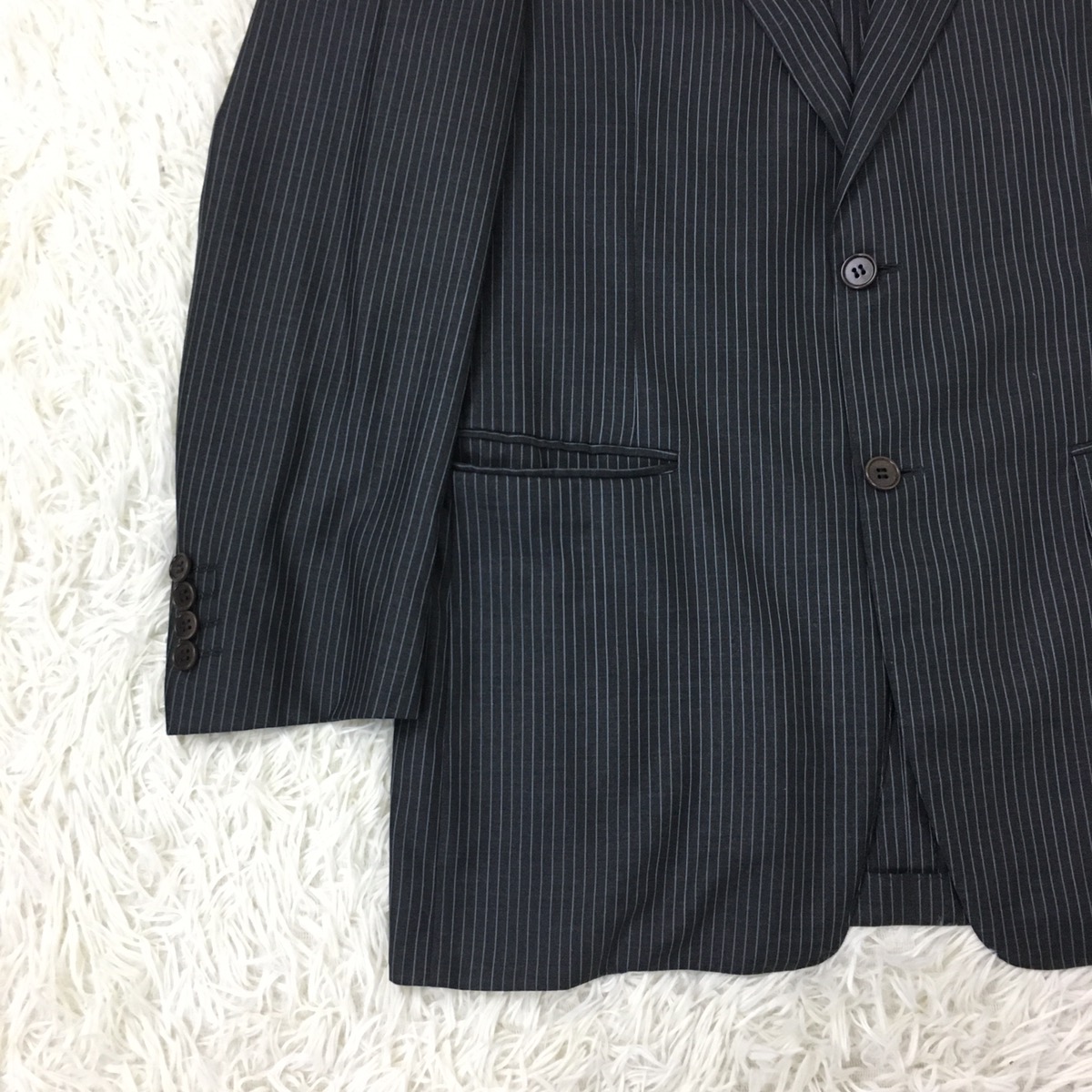 Canali Made in Italy Stripes Blazer/Coat - 2