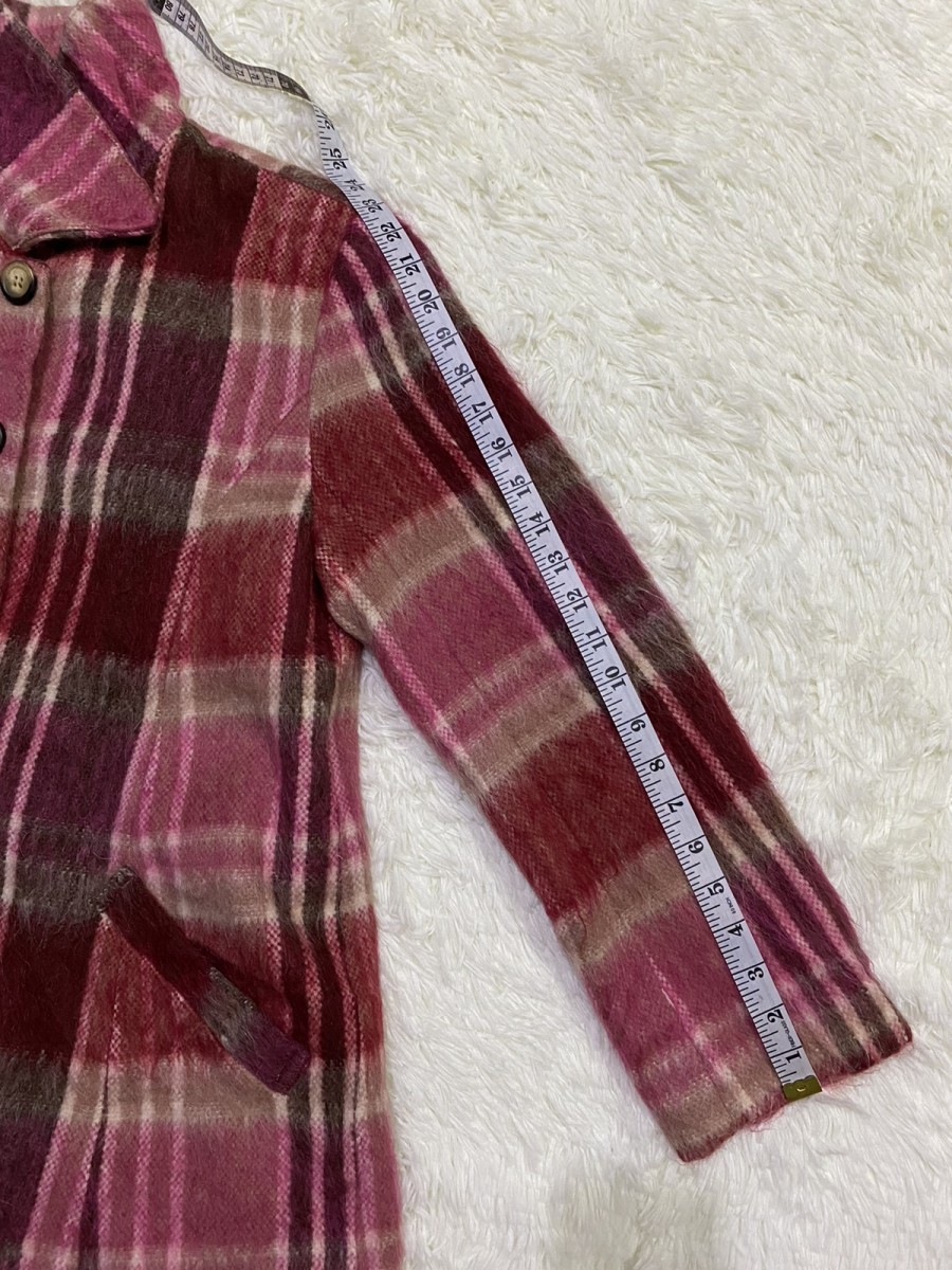Japanese Brand - Jean-Cox Checked Hairy Wool Blend Jacket - 16