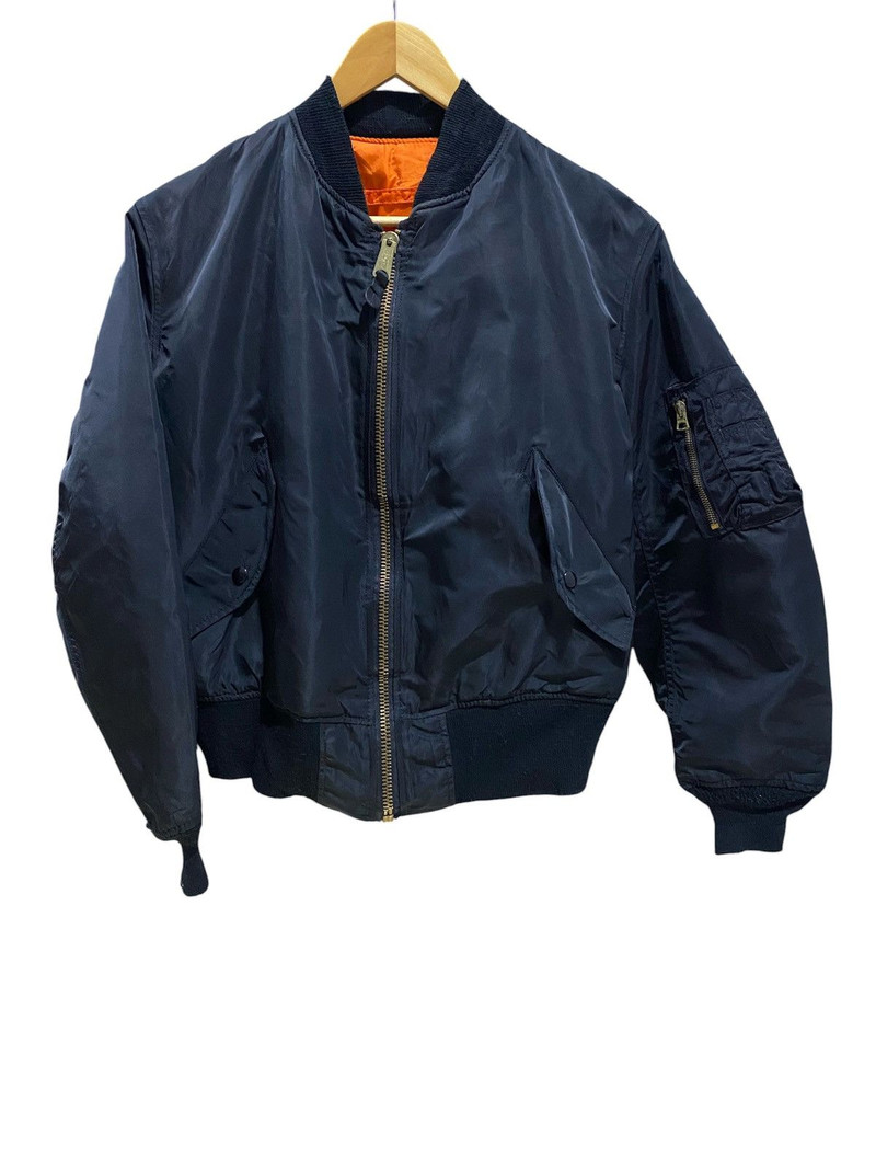 Vintage 90s Alpha Industries Ma-1 Bomber Jacket Made Usa - 1