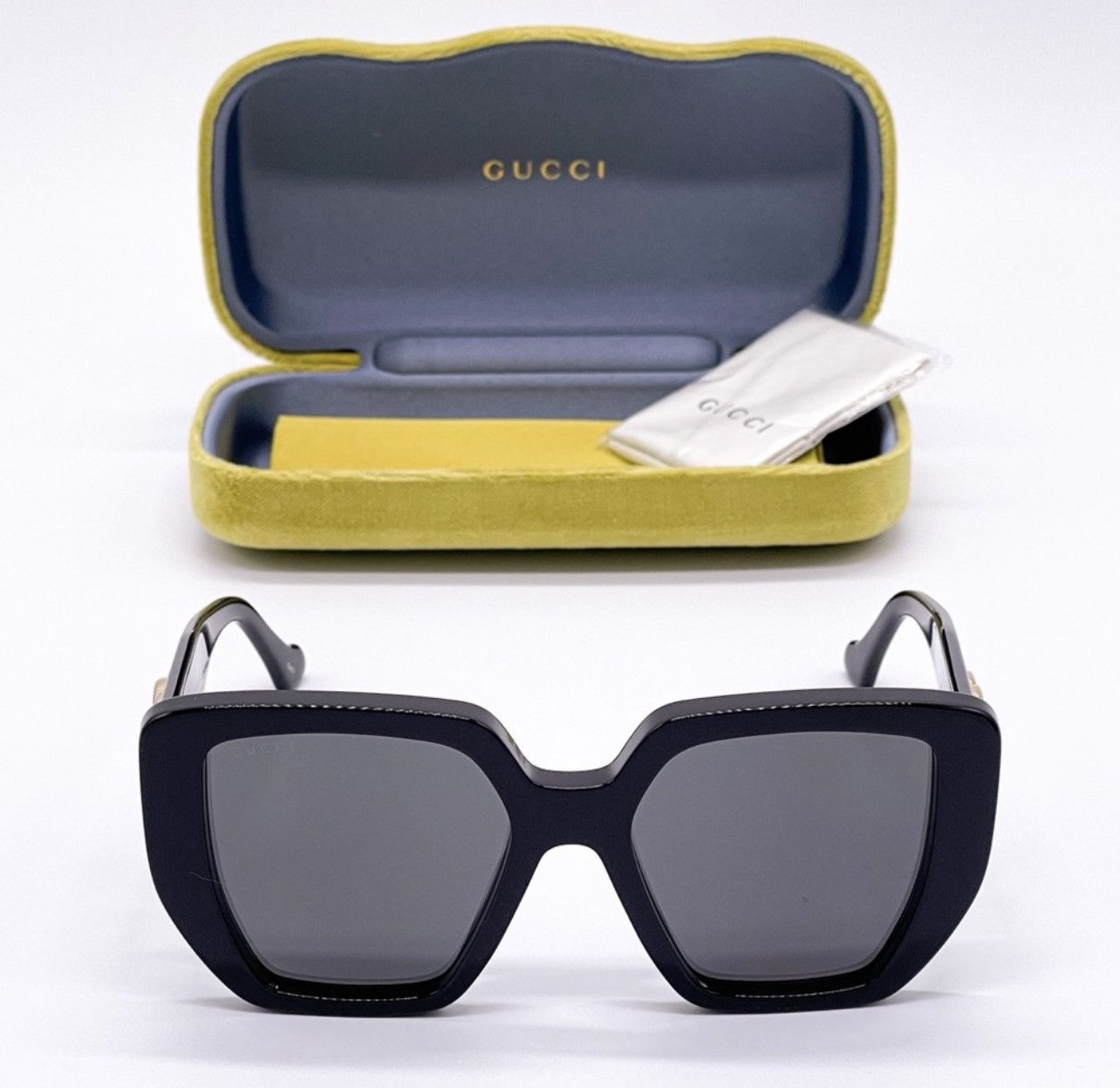 NEW GUCCI GG0956S 001 GUCCI SUNGLASSES GG0956S BLACK - 3