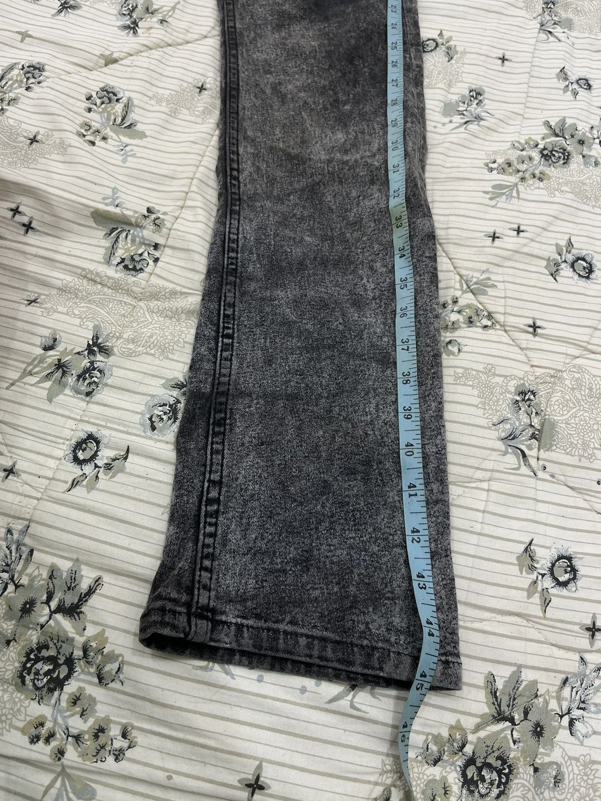 Japanese Brand - C. HNBM ACID WASH SKINNY ELASTIC DENIM - 19