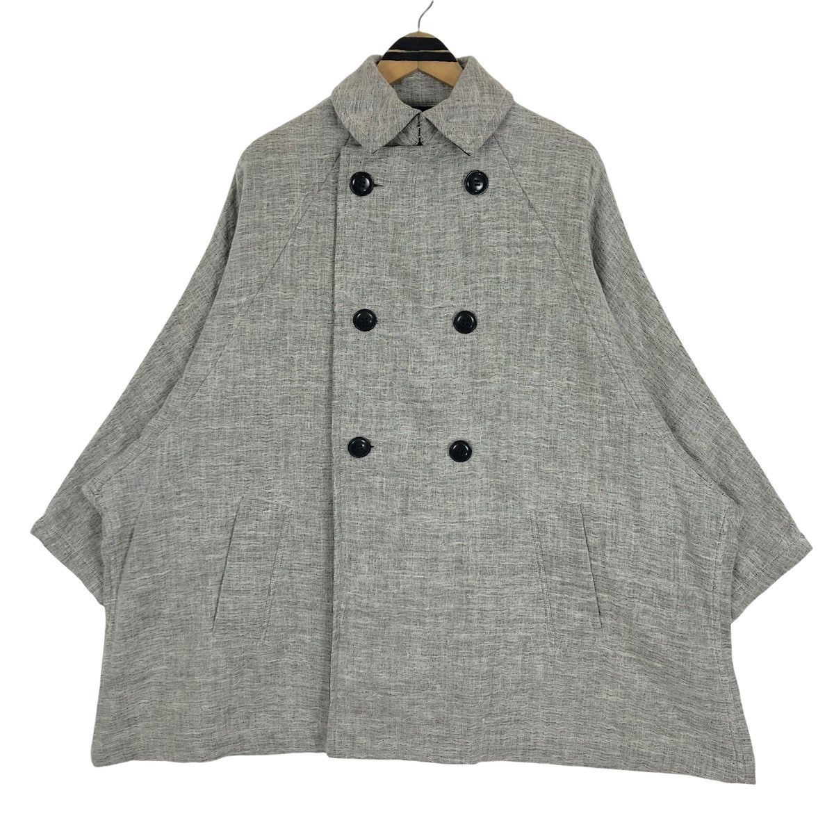 Vintage Y’s Yohji Yamamoto 2010 AW Wool Double Breasted Coat - 7