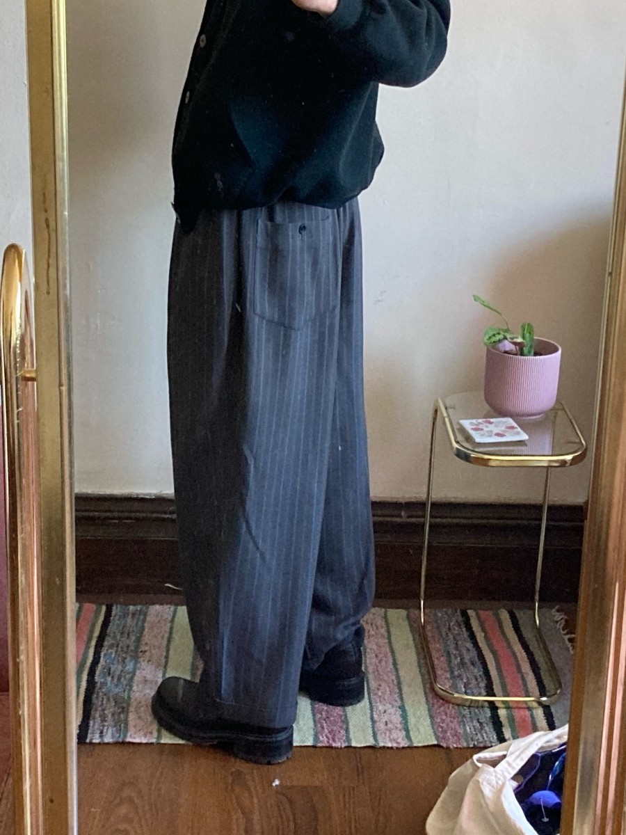 CDGH 1995 Rayon striped pants - 8