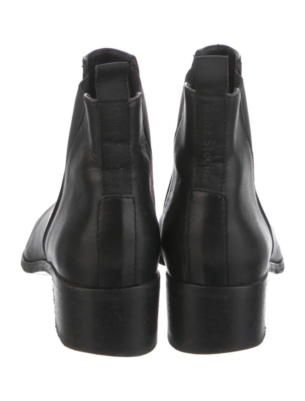 Leather Cuban heel boots - 4
