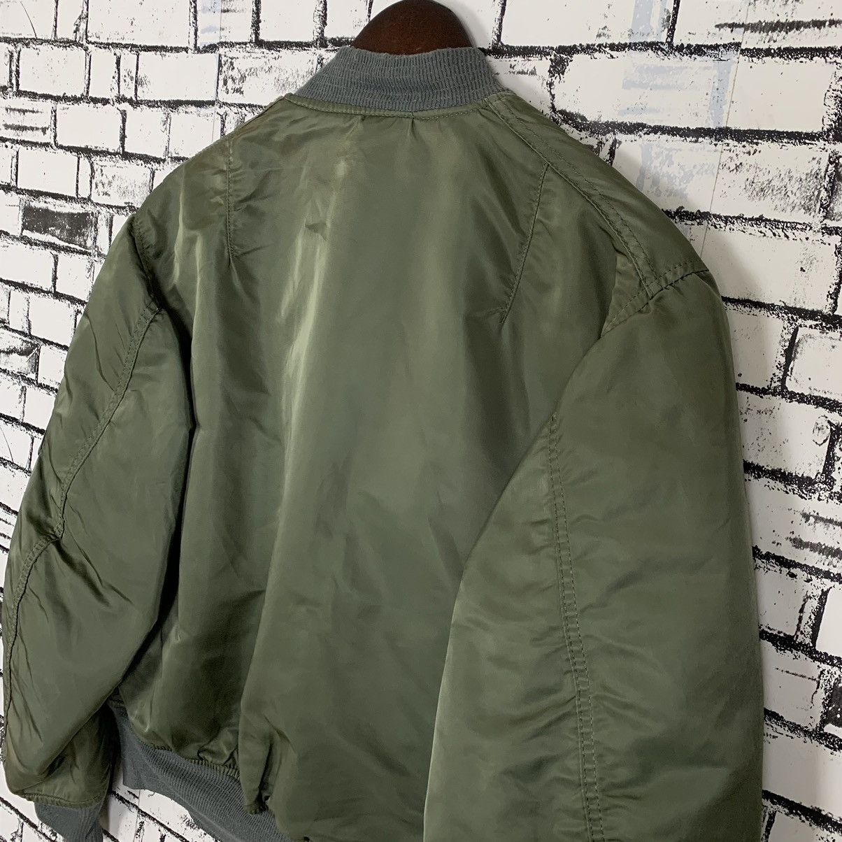 Alpha Industries American Military Bomber Flight Jacket - 12