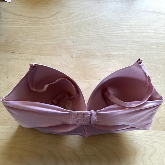 Victoria's Secret Wireless Bra Padded Adjustable Straps Breathable Pink 36DD - 5
