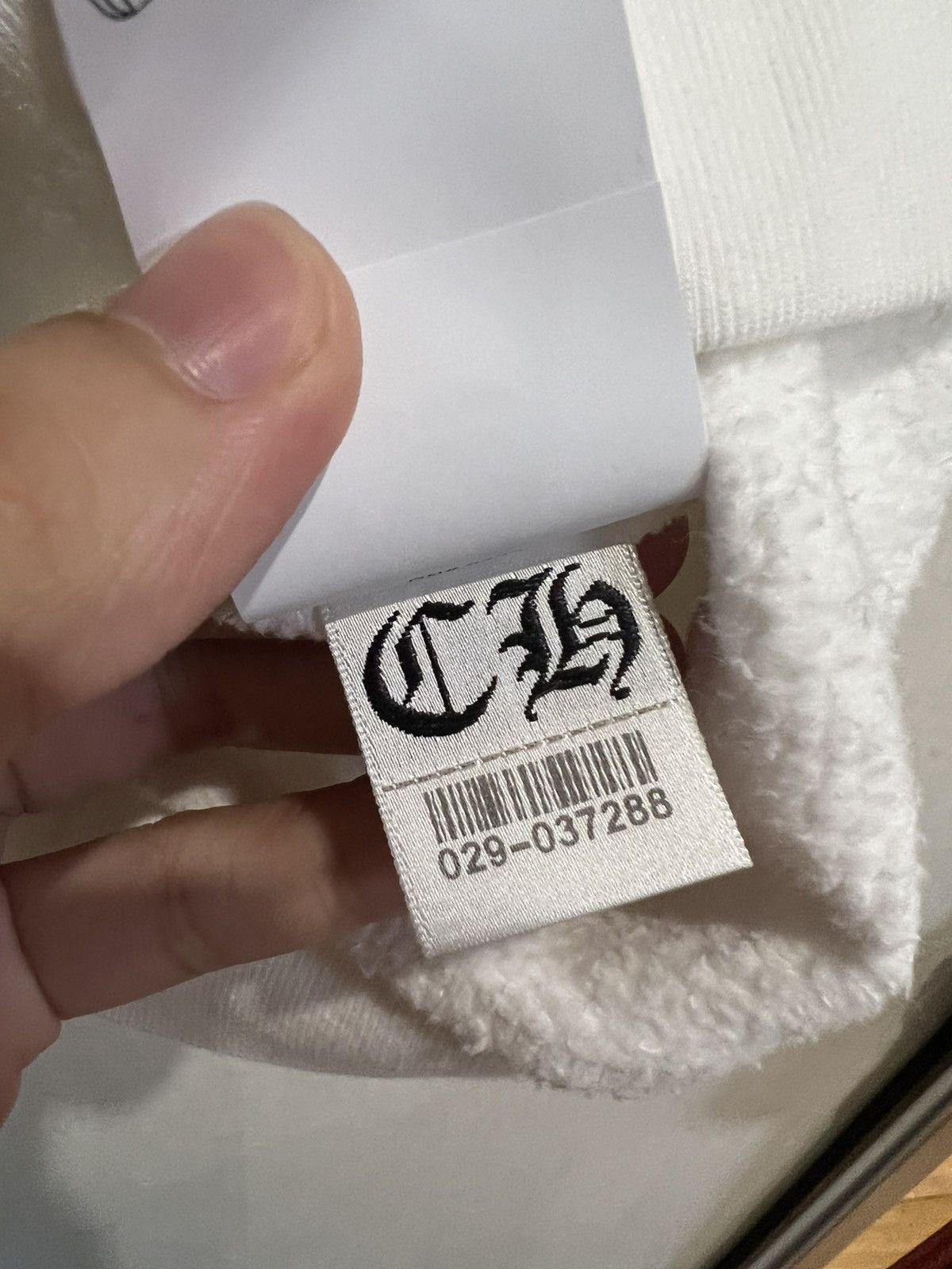 Chrome Hearts Patches Crewneck White