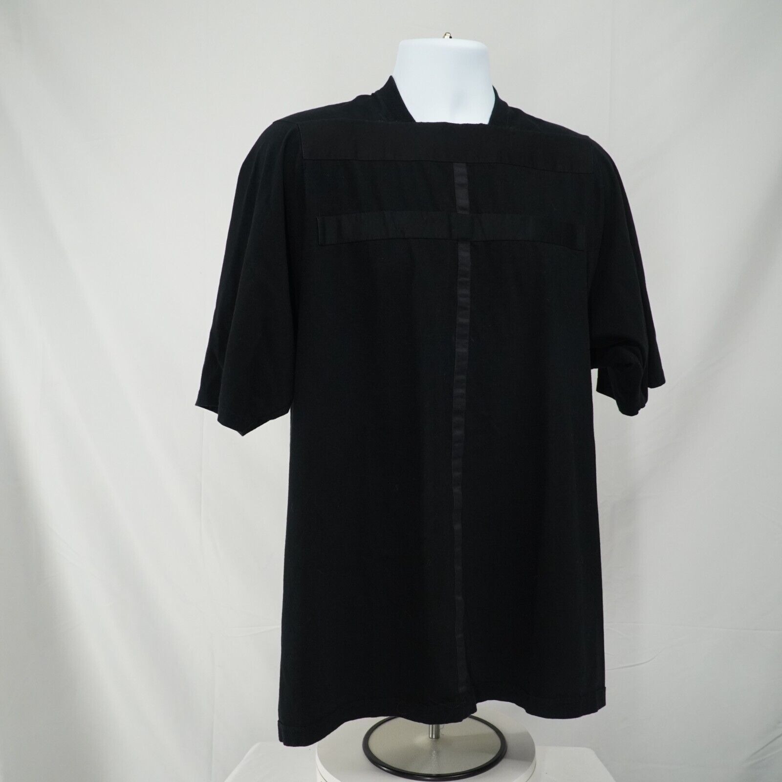 DRKSHDW PROTO Black Short Sleeve Tee Geometric Tunic - 18