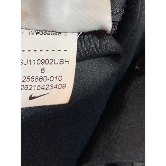 Nike Golf Dri-Fit Tech Capri Pants High Waist Button Up Belt Loops Black 6 Small - 10