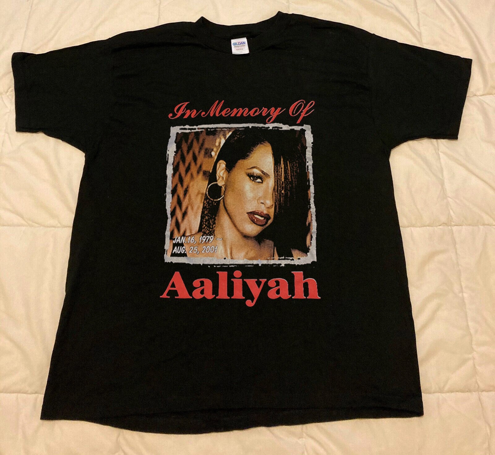 Band Tees - Aaliyah T-shirt tour 2001 - 1