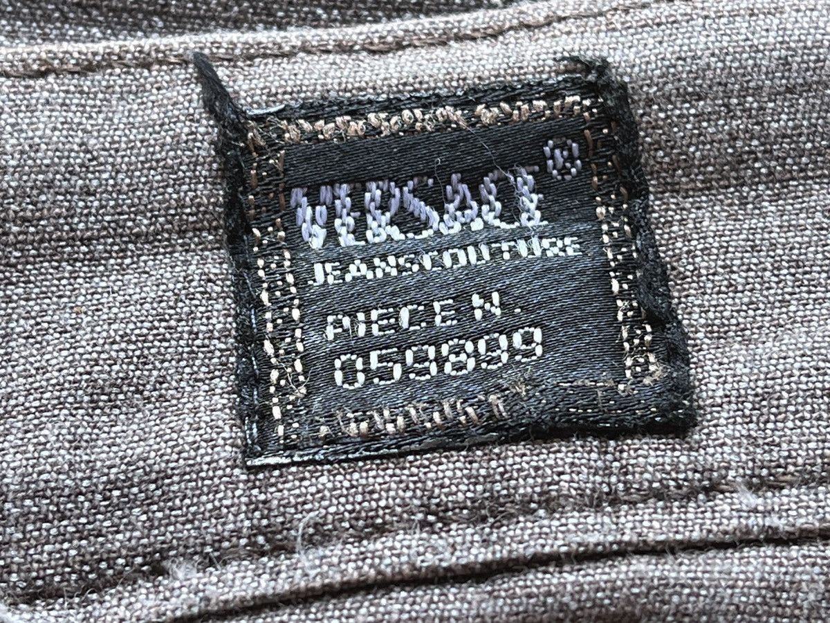 VINTAGE VERSACE BAGGY DESIGN JEANS COUTURE ITALY - 8