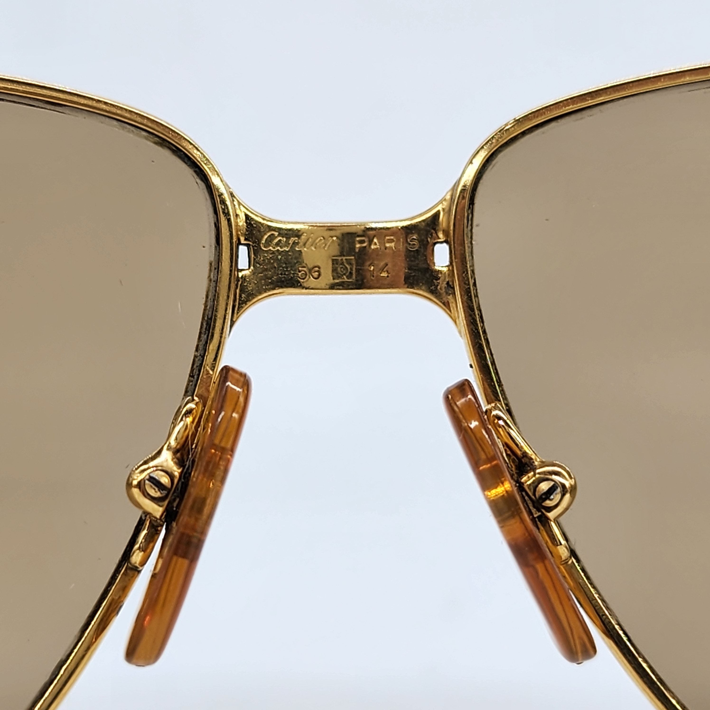 Cartier - Panthere GM Aviator Sunglasses - Vintage - 8