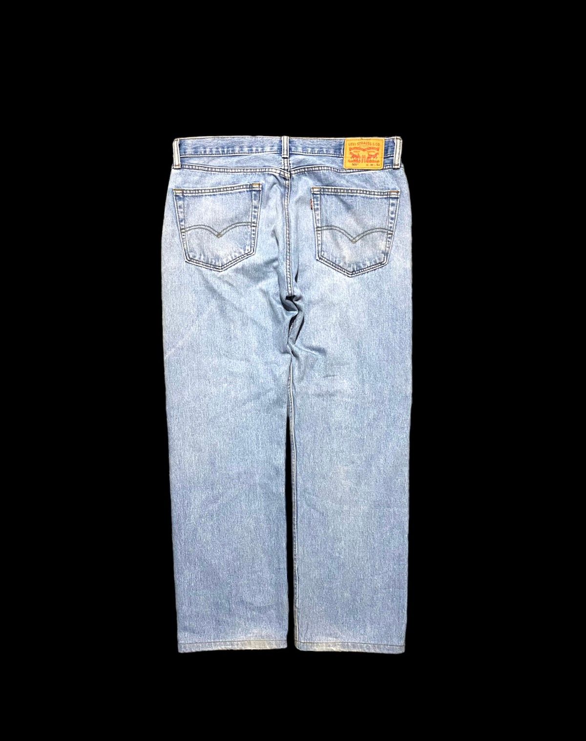 Levis 505 Jeans 90s Light Blue Denim Red Tab Vintage W36 L30 - 1