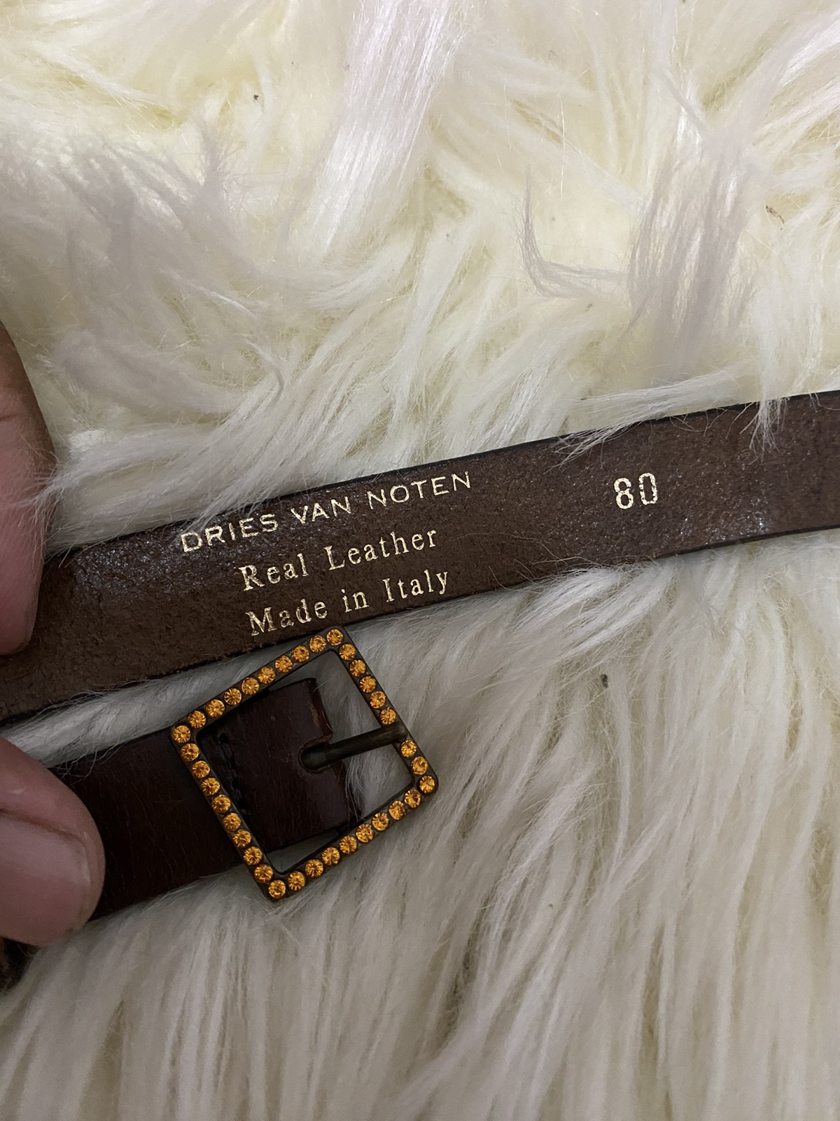 Steals‼️Vintage Dries Van Noten Real Leather Women Belt - 4