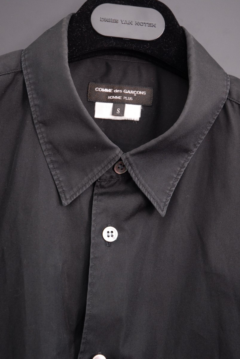 Comme des Garcons Homme Plus black shirt with 3/4 sleeves - 3