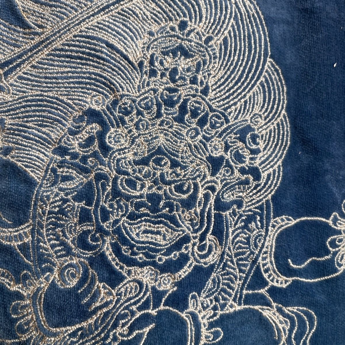 Vintage - Reversible MashMania Suede Sukajan Samurai Ghost Embroidered - 13