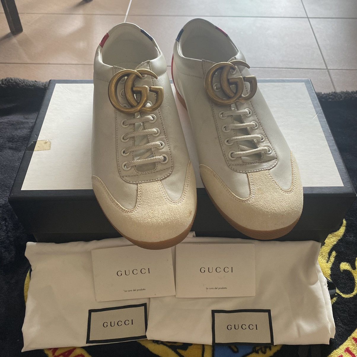 GUCCI GG MARMONT LOW-CUT SNEAKERS - 9