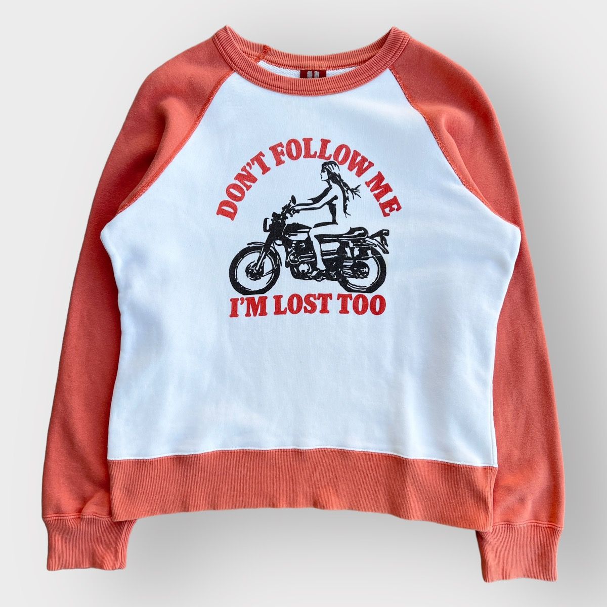 Vintage - STEAL! 90s Hysteric Glamour Lost Nude Girl Biker Sweatshirt - 6