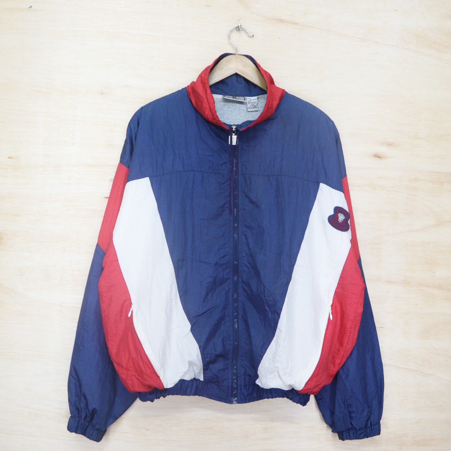 Vintage 90s GIVENCHY Active Sport Mini Logo Windbreaker Track Jacket  - 1