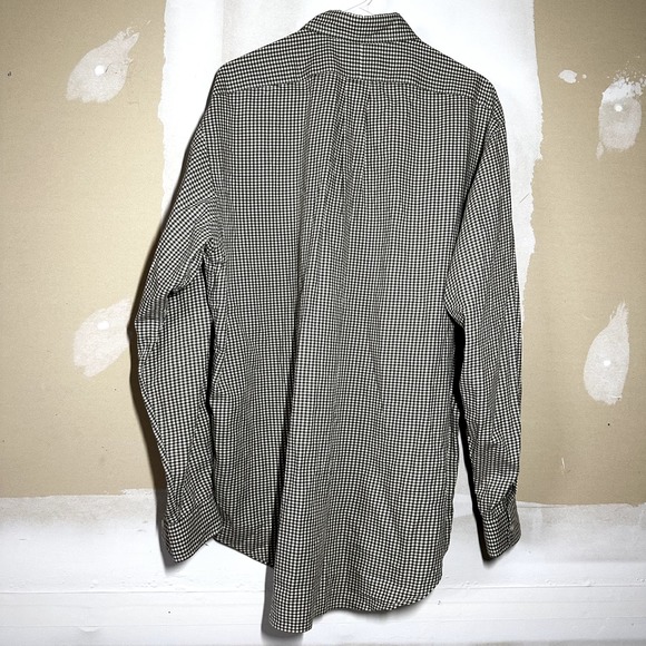 Ralph Lauren Shirt Shepherd Button Up Long Sleeve 100% Cotton Large - 5