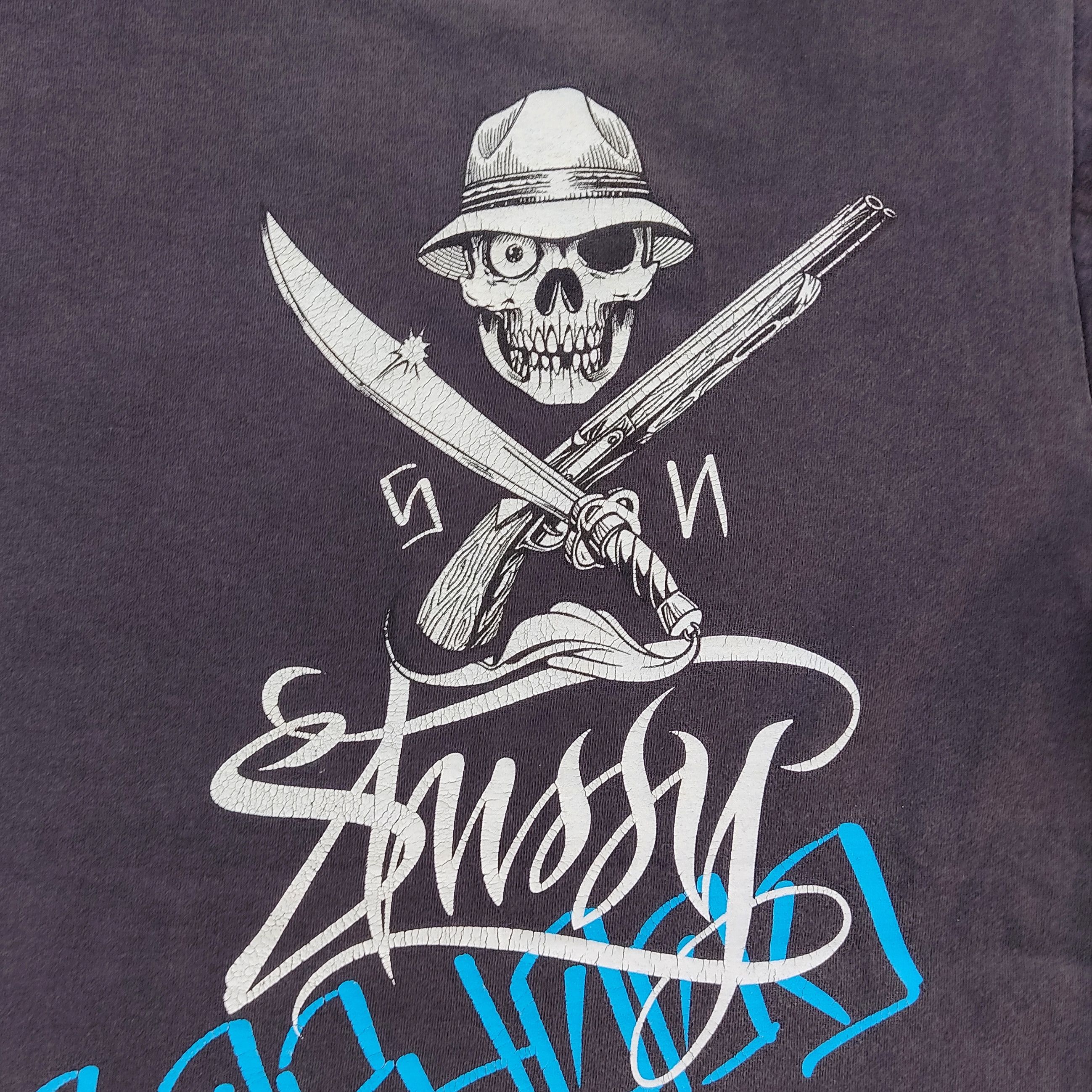 Stussy x Neighborhood Boneyard Distressed T-shirt - 6