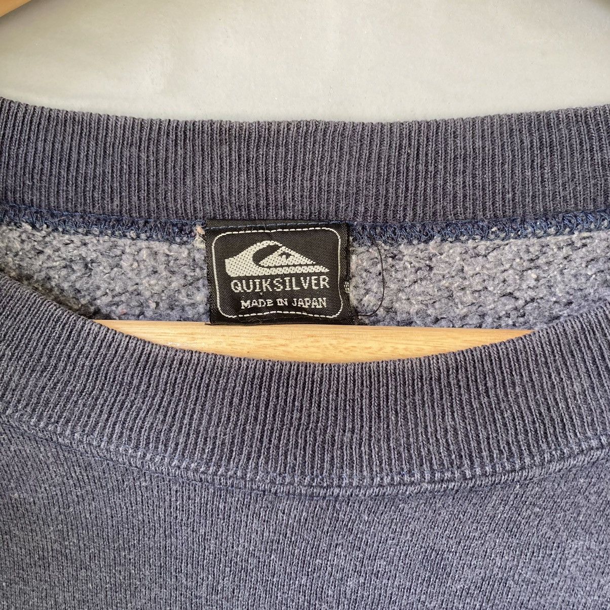 Vintage Quicksilver Big Logo Sweatshirt Made in Japan - 5