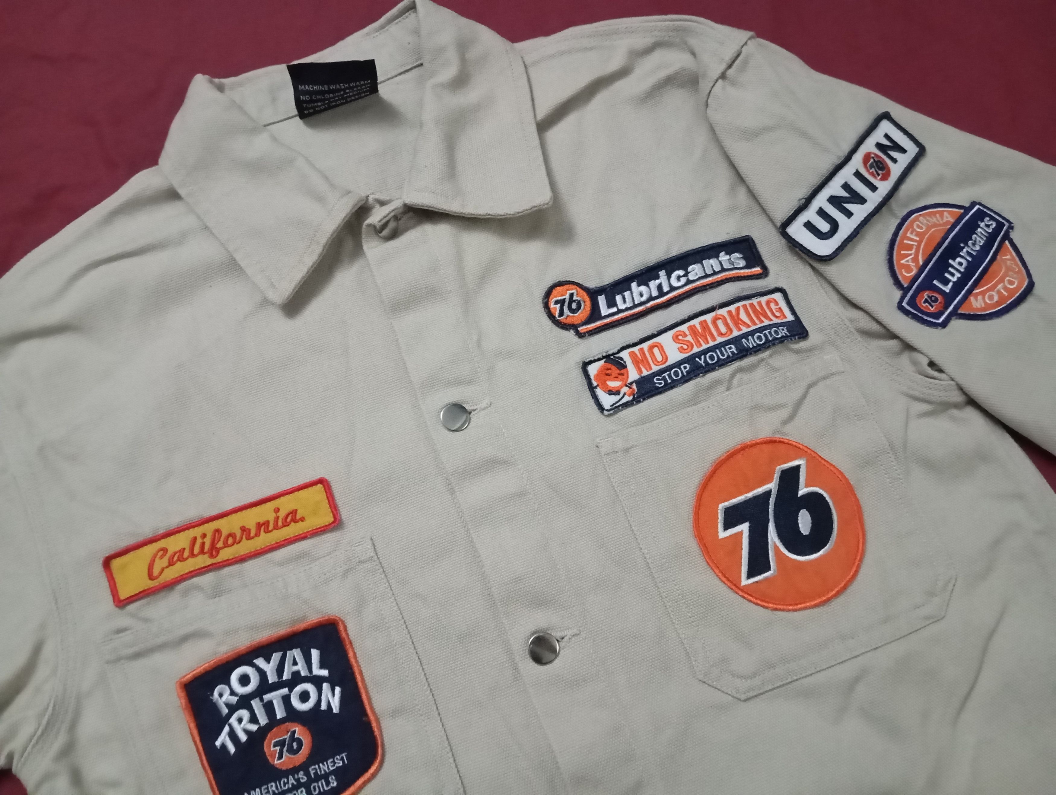 Vintage - 76 Lubricant Oil ⛽ Canvas Duck Chore Work Jacket - 1