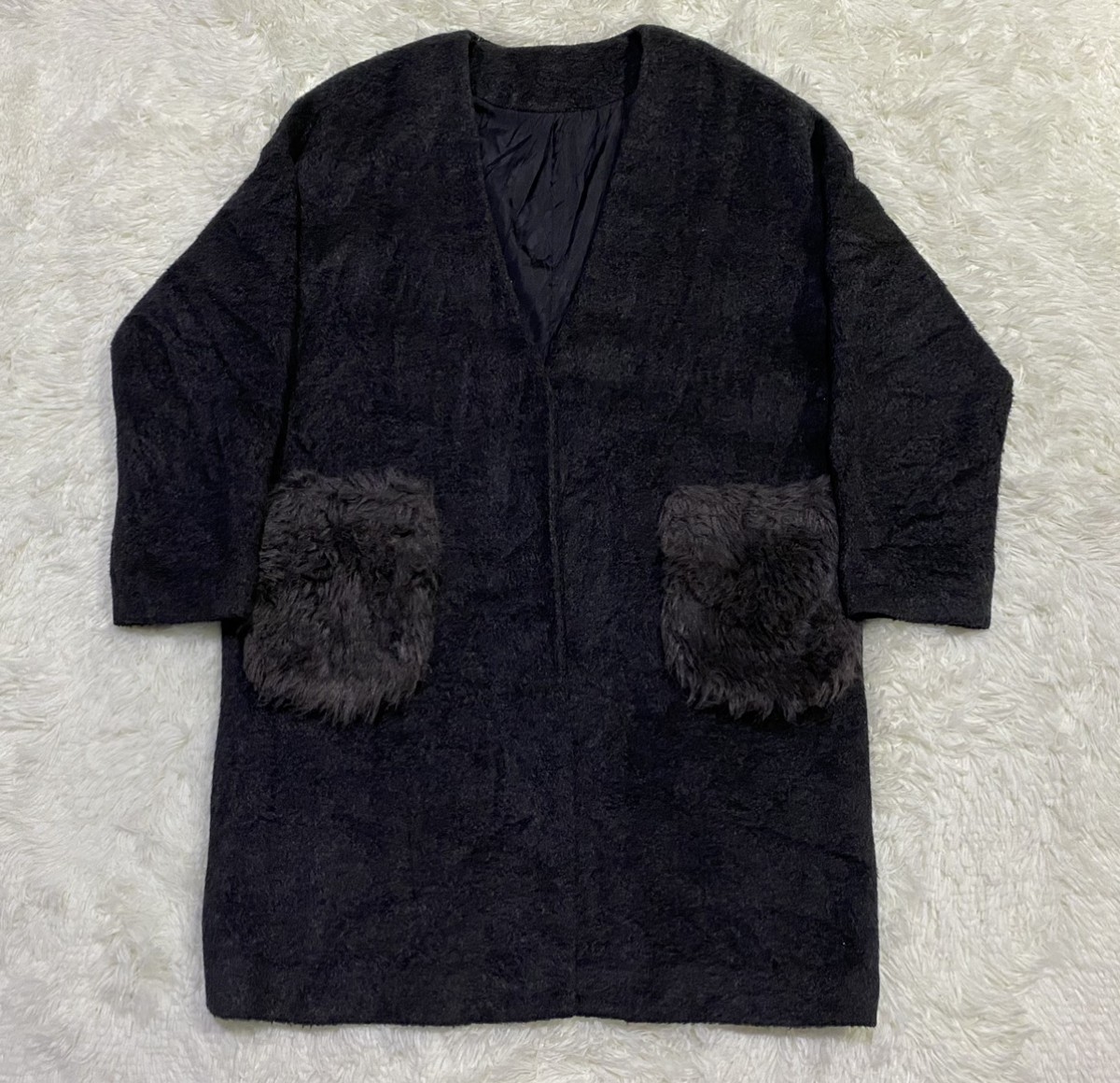 Cardigan - W Closet Single Snap Button Long Cardigan Jacket - 3