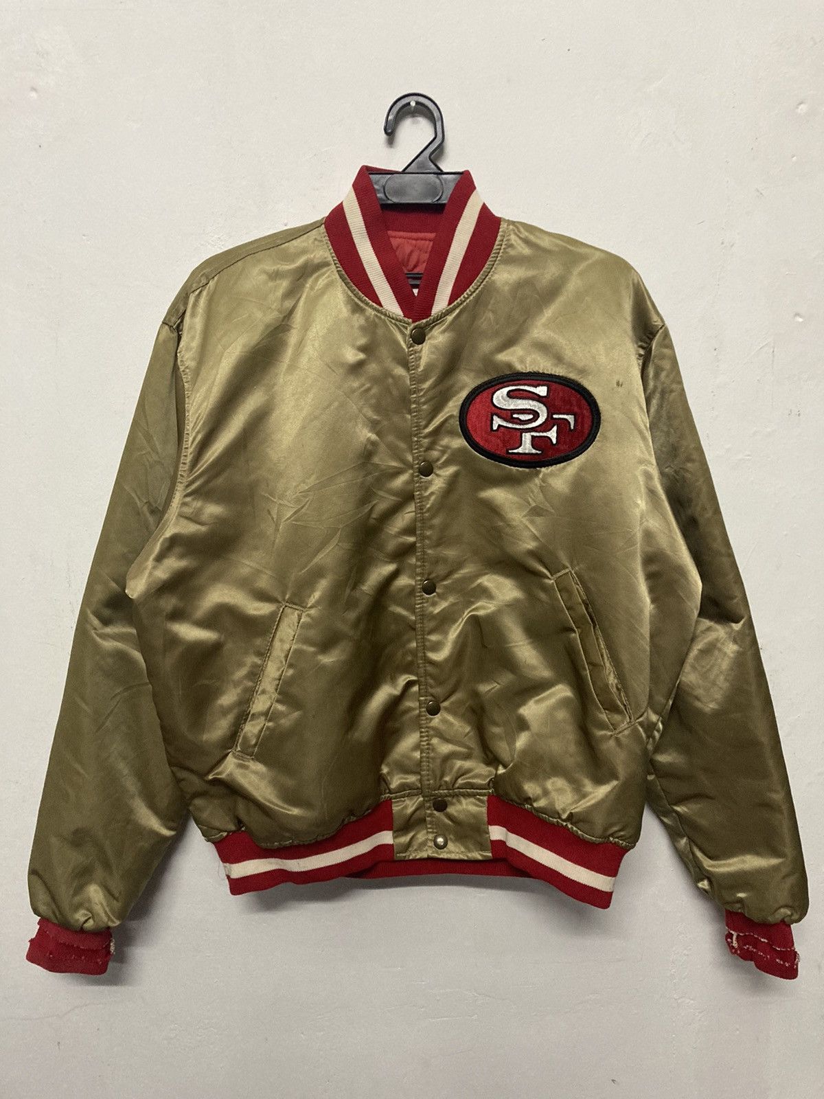 Vintage Rare Starter SF 49ers Satin Jacket - 3