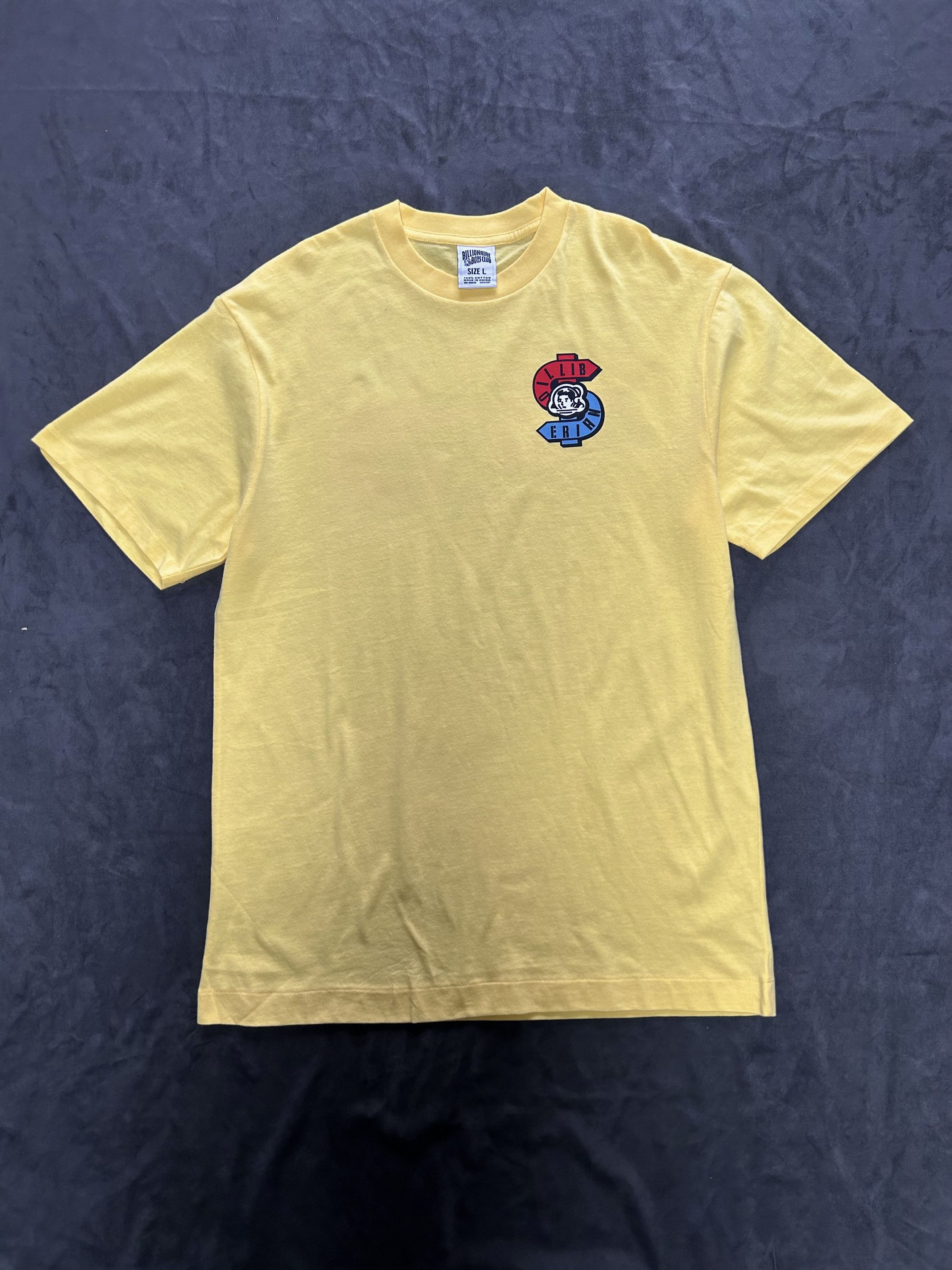 Rare Billionaire Boys Club BBC Supercar T-shirt Yellow Large - 5