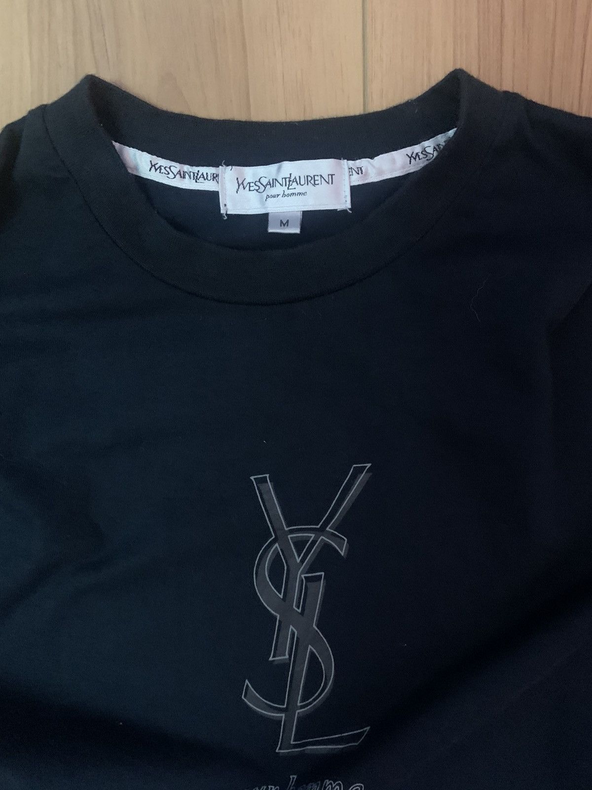 Rare Shirt YVes Saint Laurent Big Logo - 5