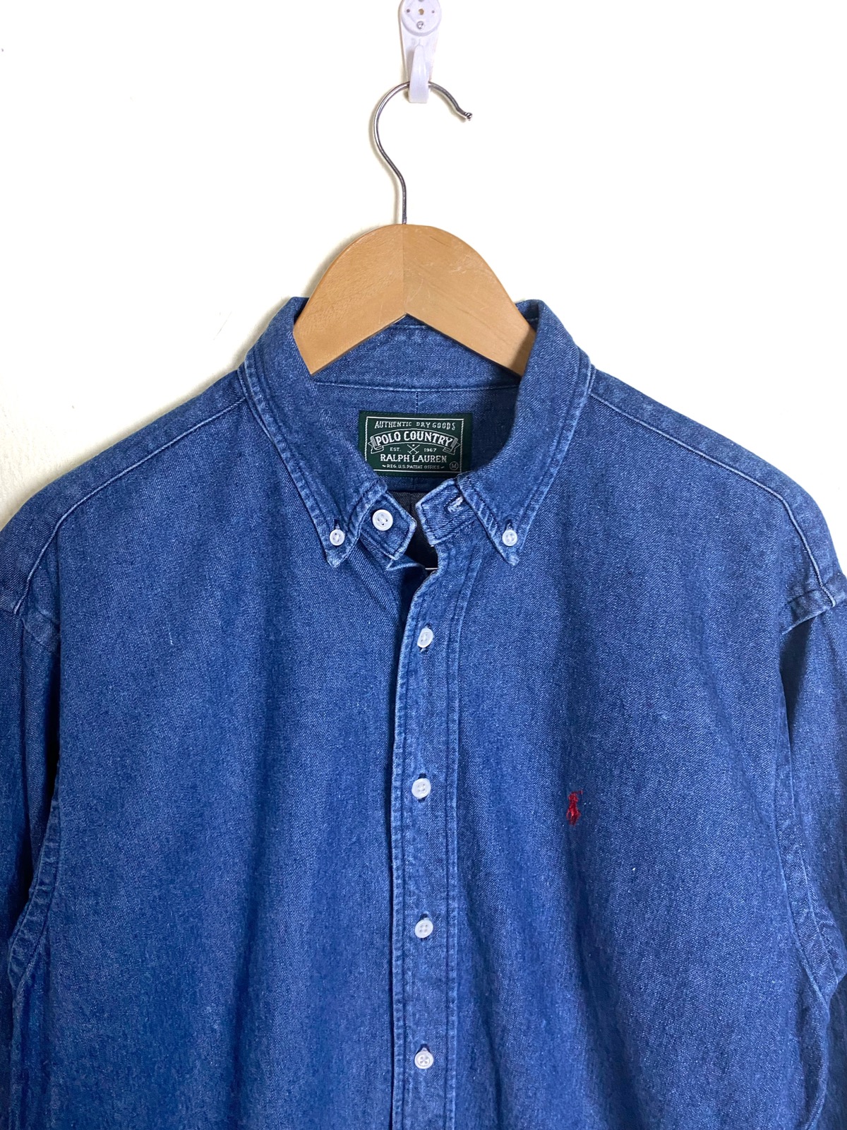 Polo Ralph Lauren - Vintage 90’s POLO Ralph Lauren Polo Country Denim Jean Shirt - 2