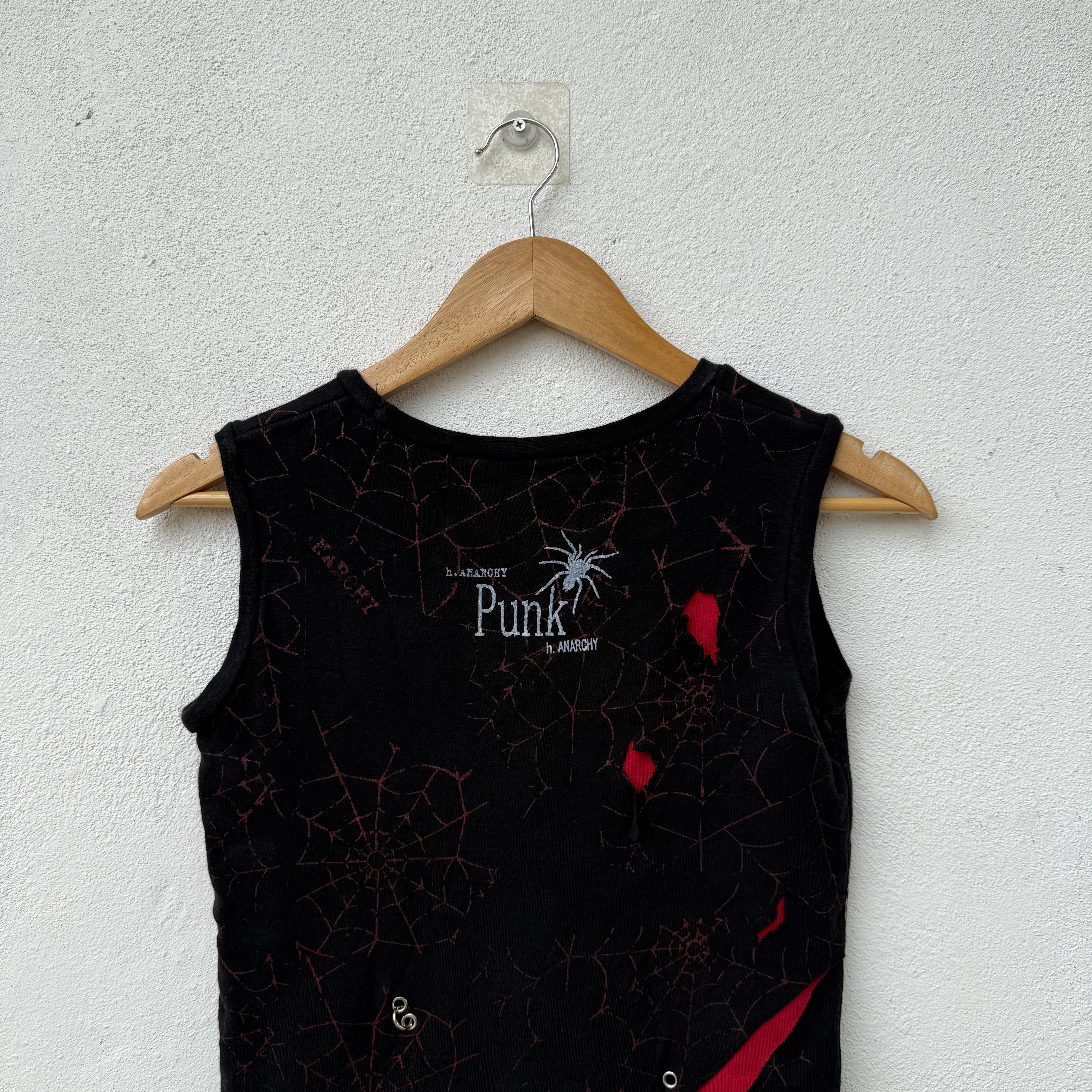 H Naoto H Anarchyism Punk Gothic Bondage Shirt - 8