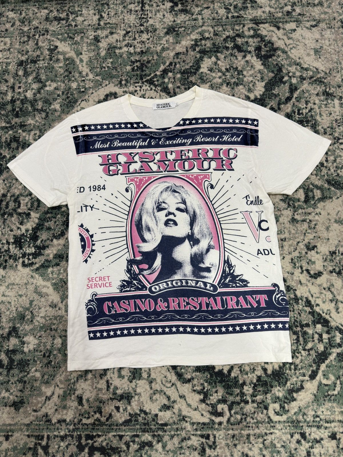 Hysteric Glamour Secret Service Girl Full Print Tshirt - 2