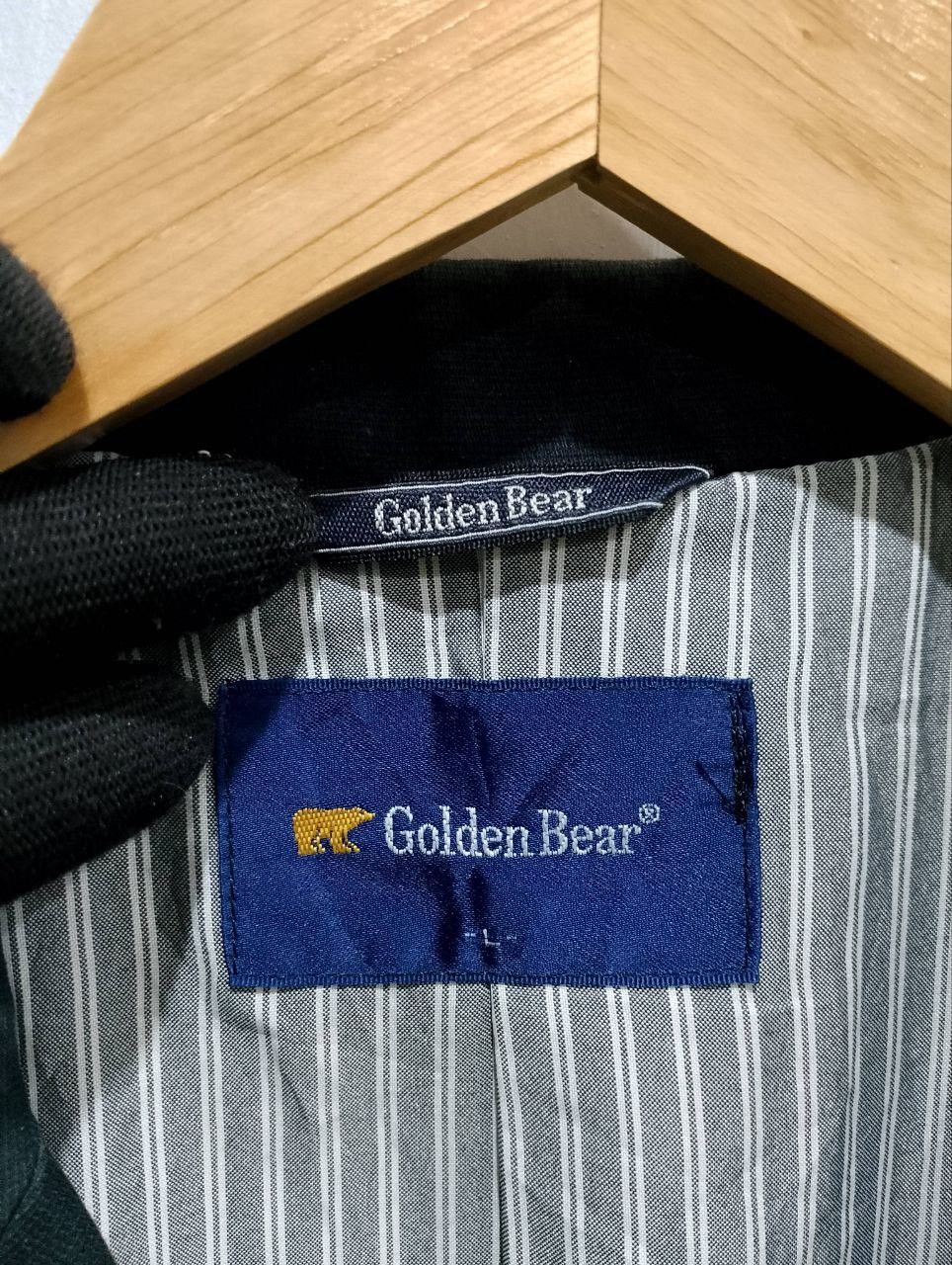 GOLDEN BEAR 3 Button Green Suede Coats Blazer Jacket - 15