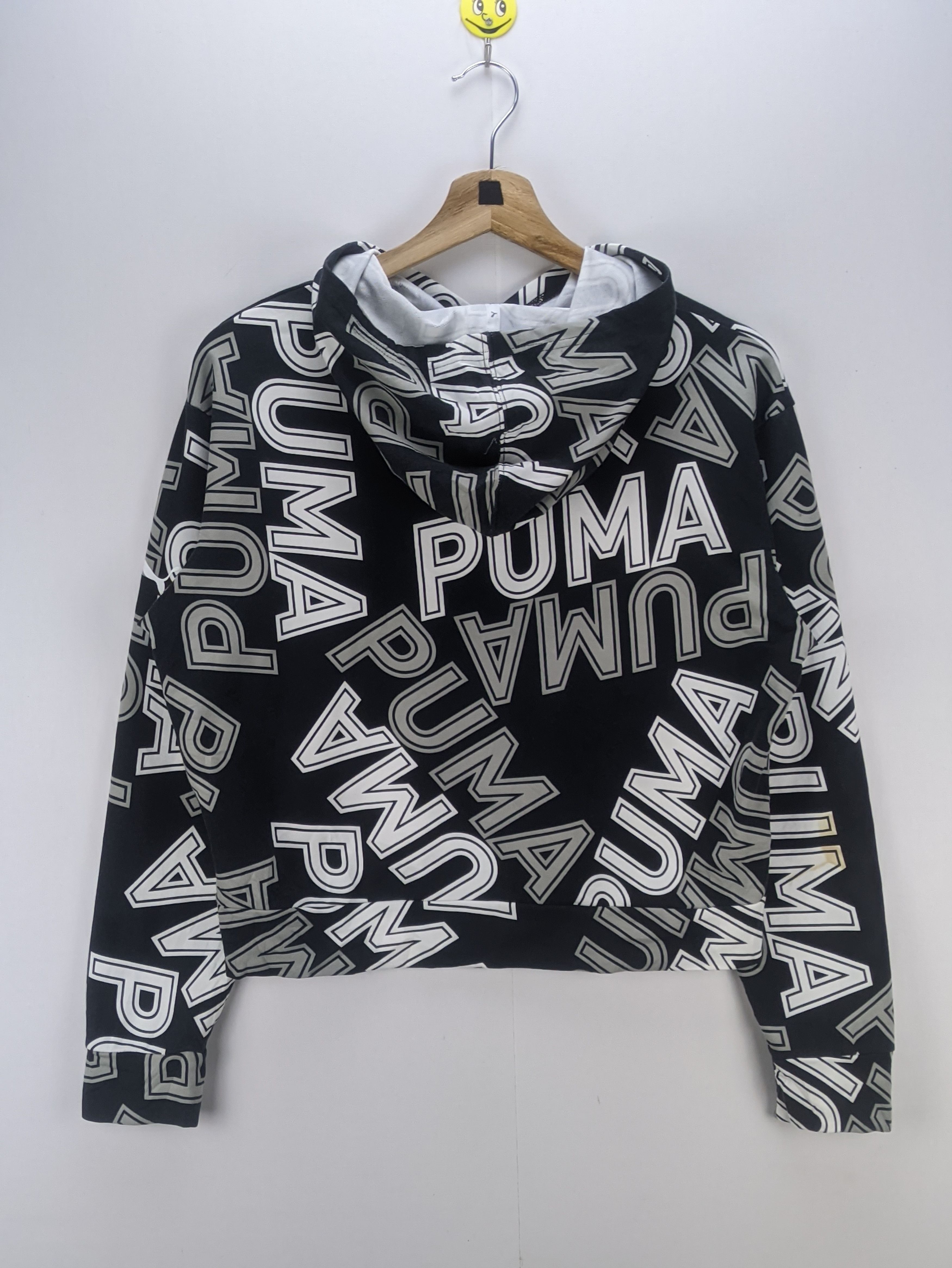 Steals🔥Puma Cropped Hoodie Pullover Fullprint - 2