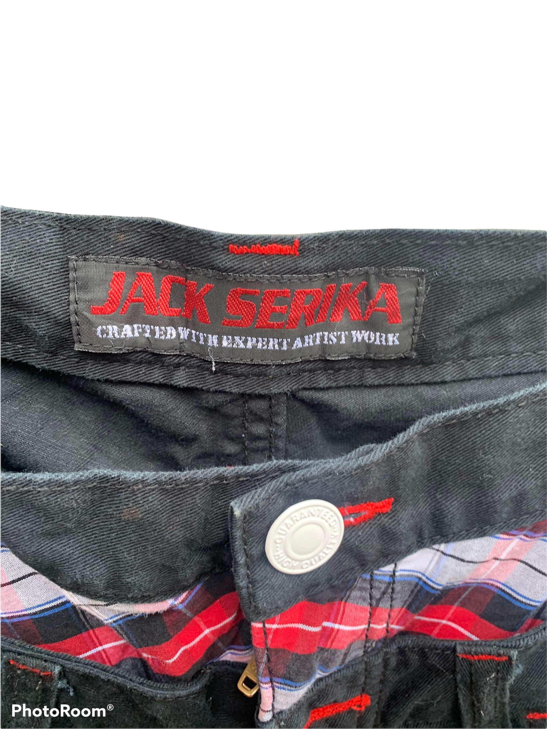 Vintage - Vintage Japanese Jack Serika Check Pocket Double Waist Pant - 4