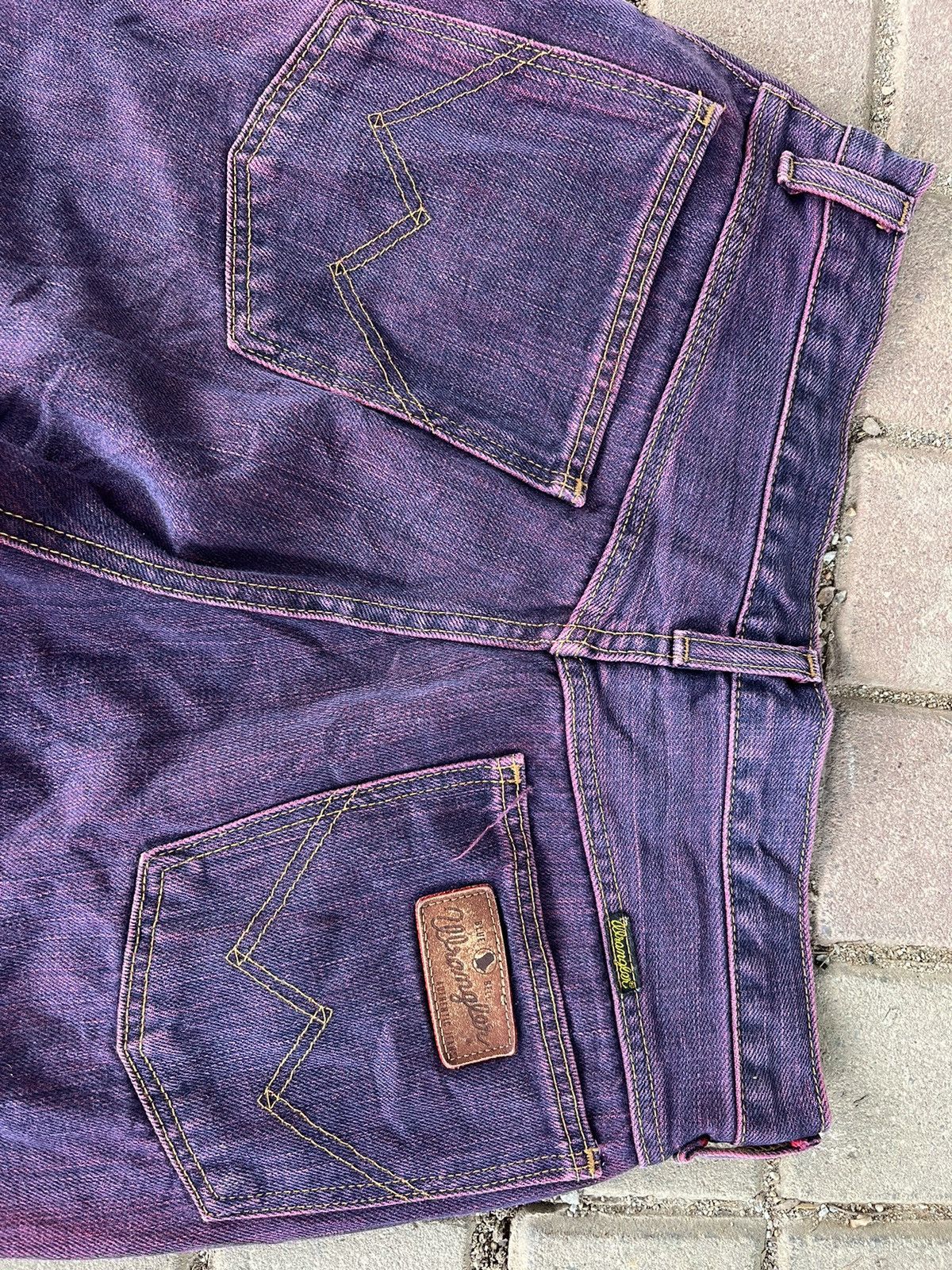 💥Flare Wrangler Dark Purple Denim - 10