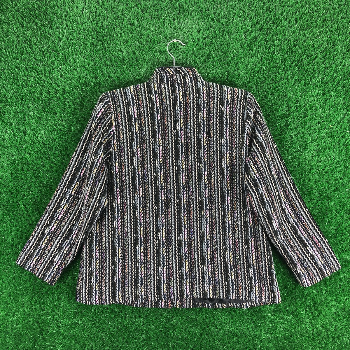 Vintage - Vintage 80's Tweed Women Jacket Japanese Tailor Made - 4