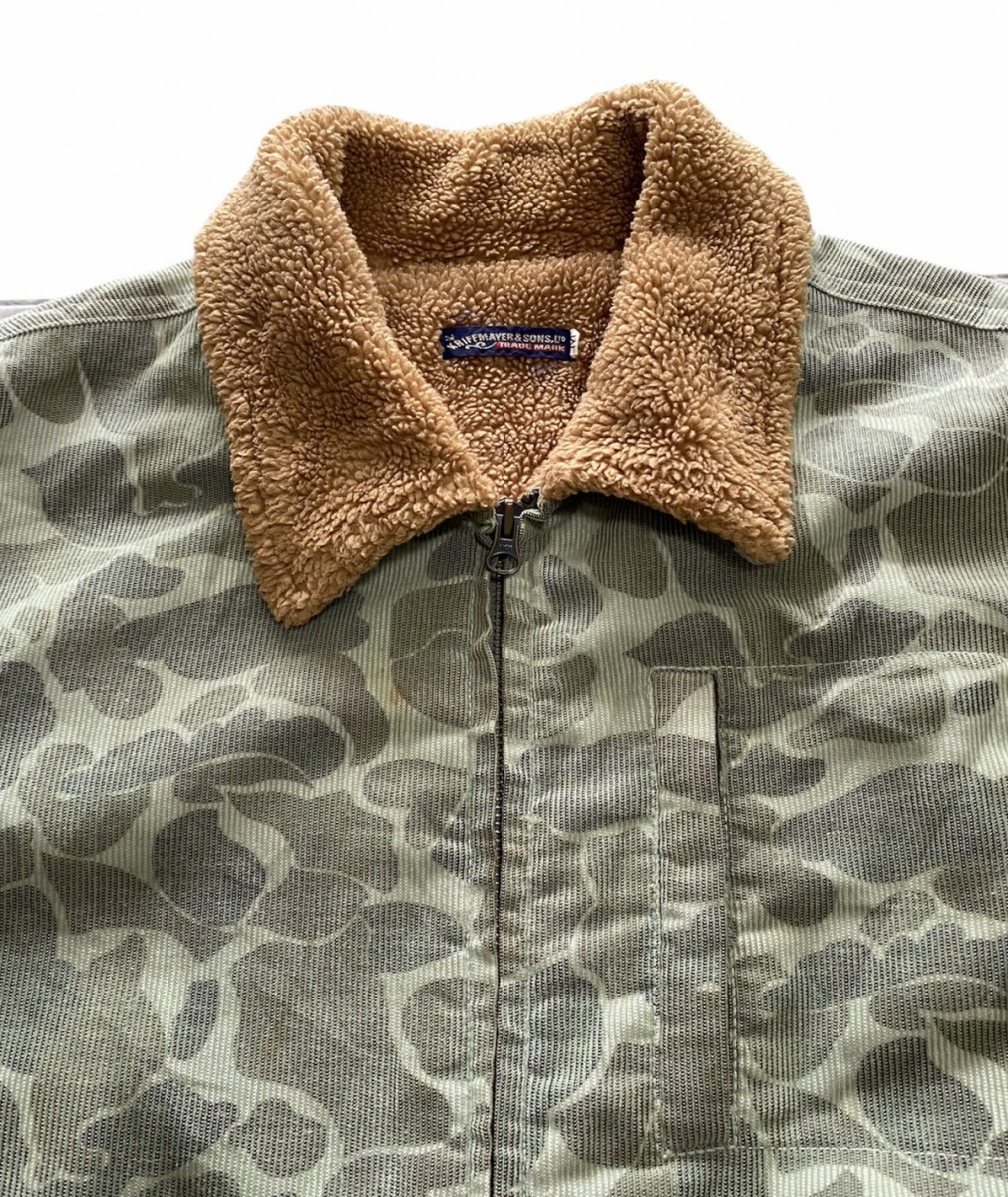 Camo - Kriff Mayer Camouflage Like Bape Sherpa Fleece Lined Jacket - 13
