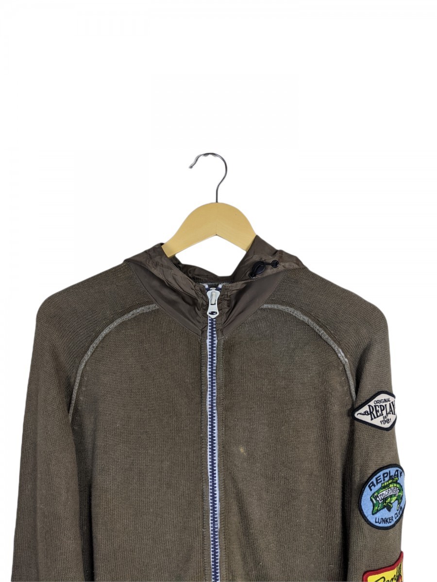 Replay - Knitwear Light Sweater Patches Jacket - 2
