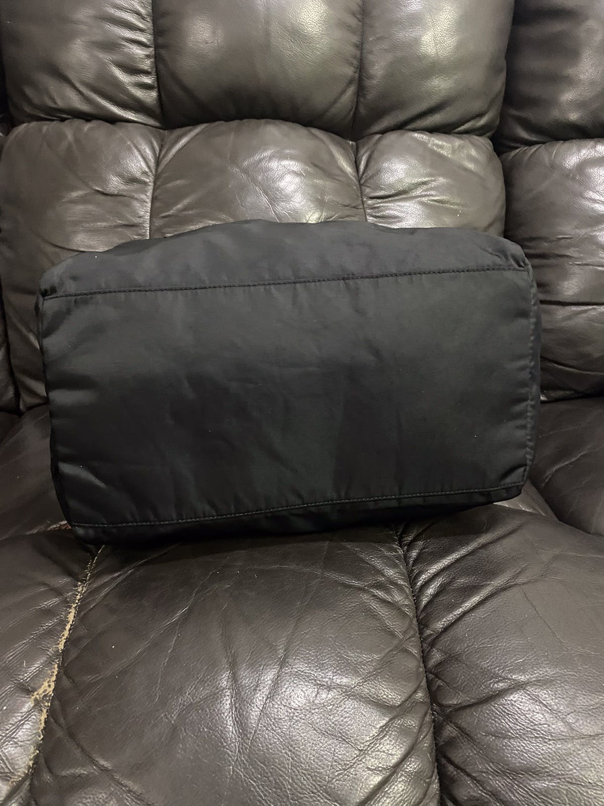 Authentic Prada Tessuto Nyalon Duffle Hand Bag - 6
