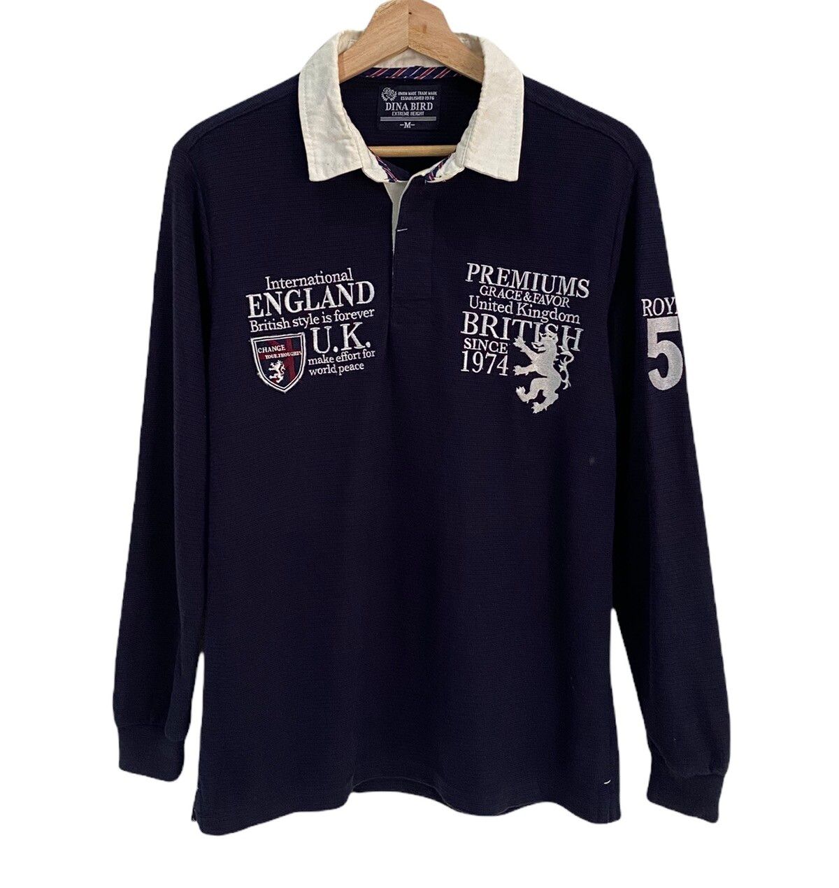 Vintage - 🔥UNION MADE DINA BIRD ENGLAND UK RUGBY SHIRT - 1