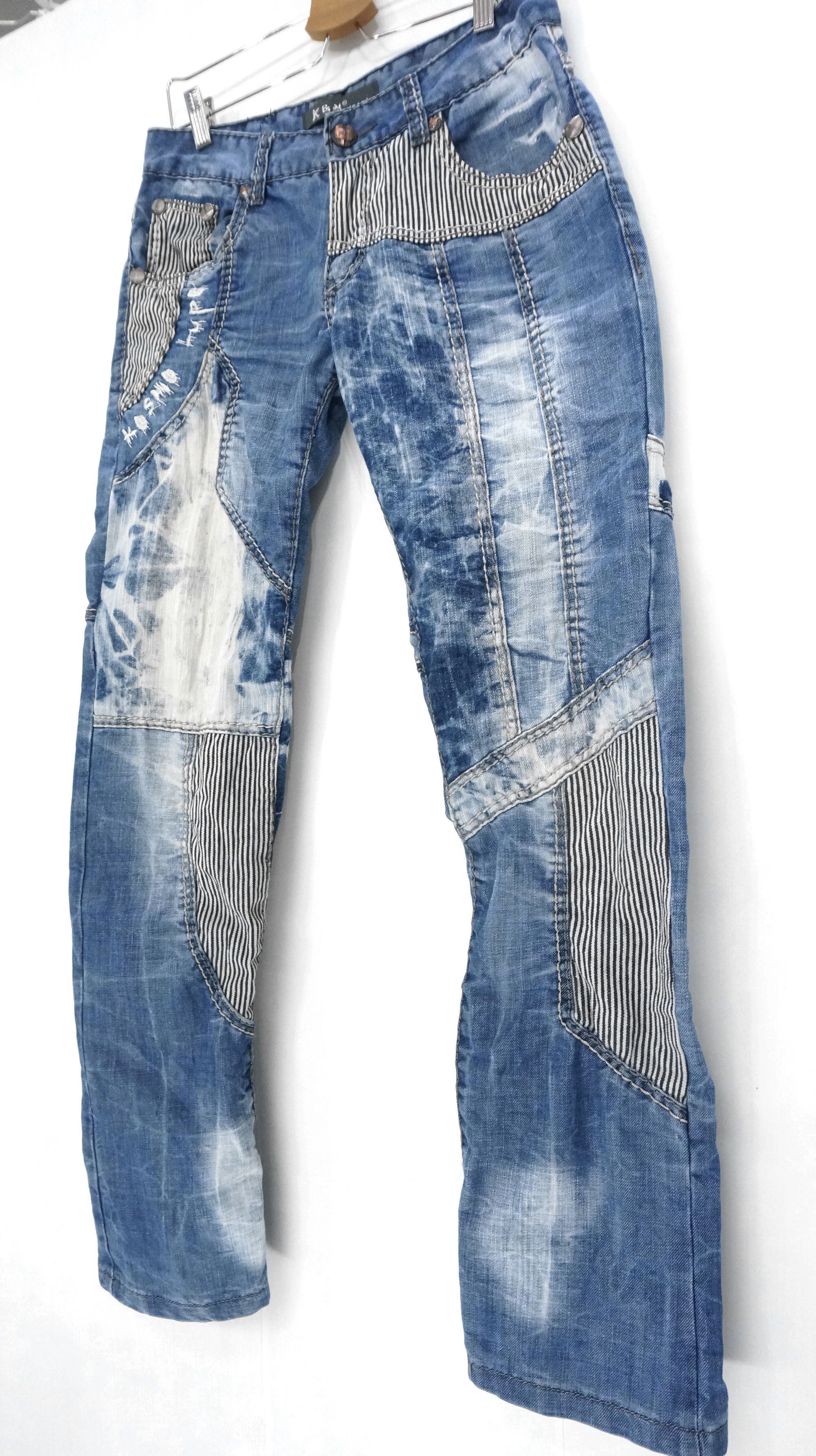 Distressed Denim - 🔥 Vintage KOSMO LUPO Blue Jeans - 3