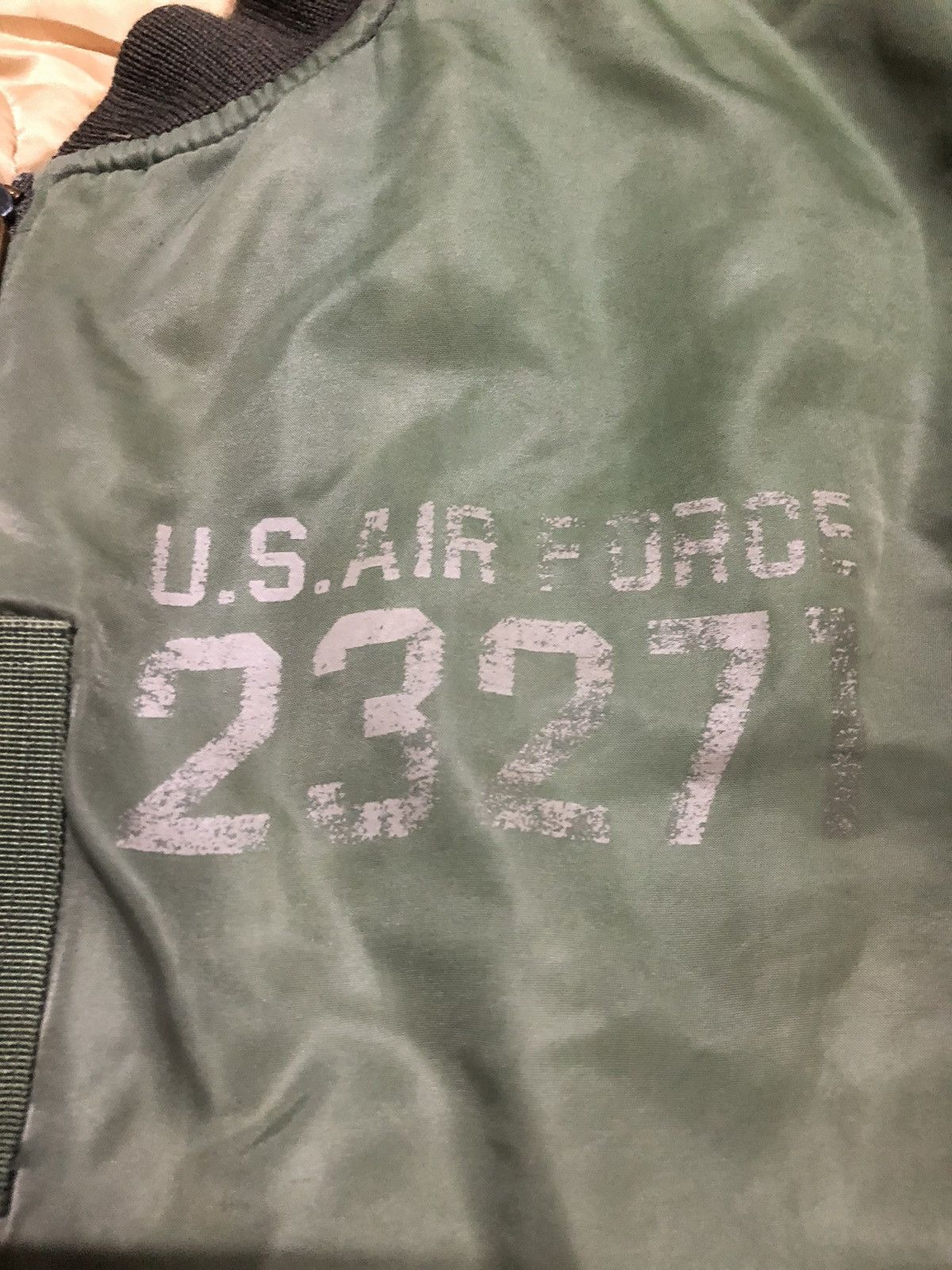 True Vintage MA-1 2327 US AIR FORCE Bomber Avirex - 8