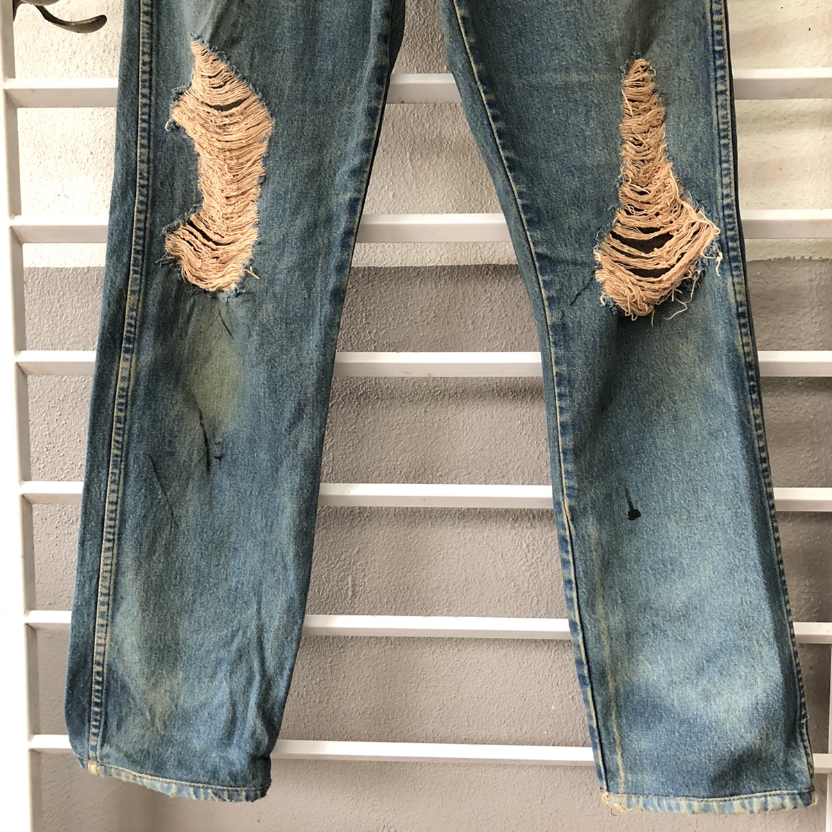 Custom - 🔥Wrangler distressed denim custom military camo label - 3