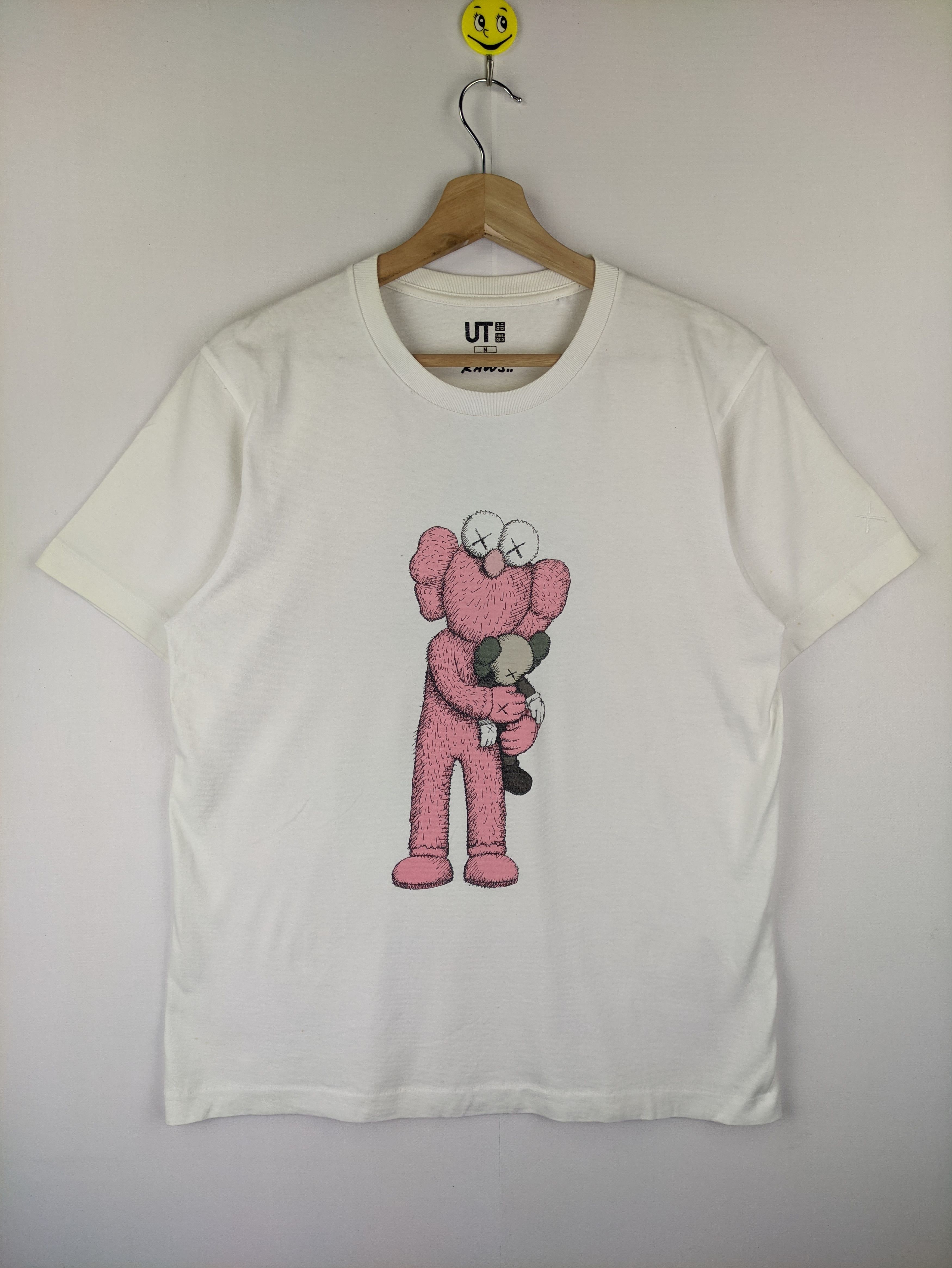 Steals🔥Kaws X Uniqlo T Shirt Pink BFF Tee - 1